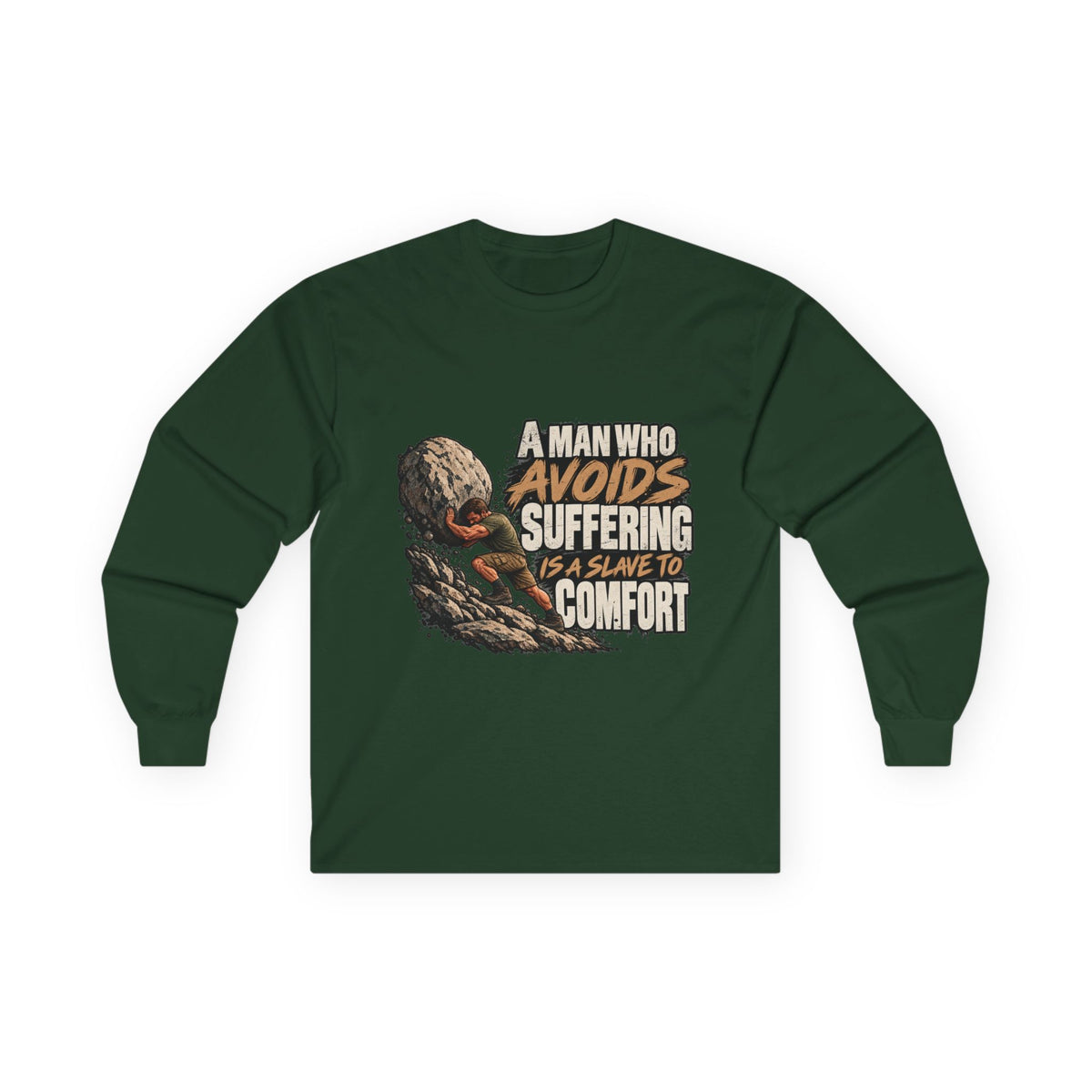 A Man Who Avoids Suffering - Unisex Ultra Cotton Long Sleeve Tee