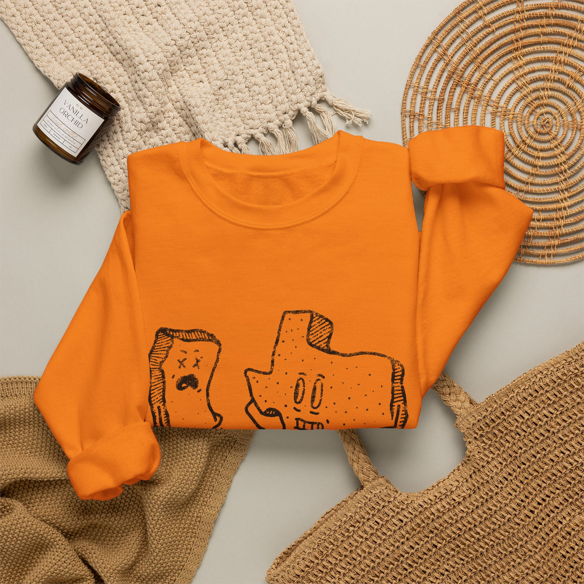 Texas v California - Crewneck Sweatshirt