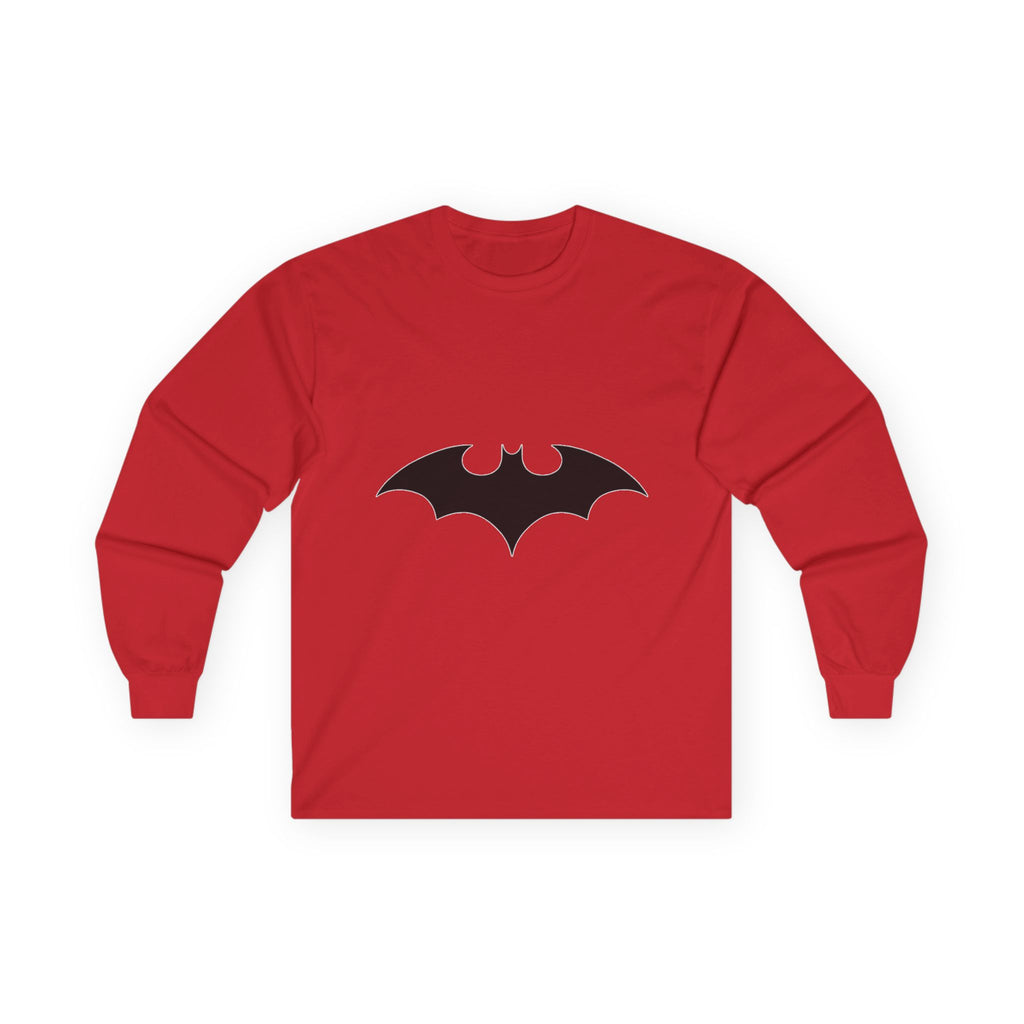Midnight Bat Emblem - Unisex Ultra Cotton Long Sleeve Tee