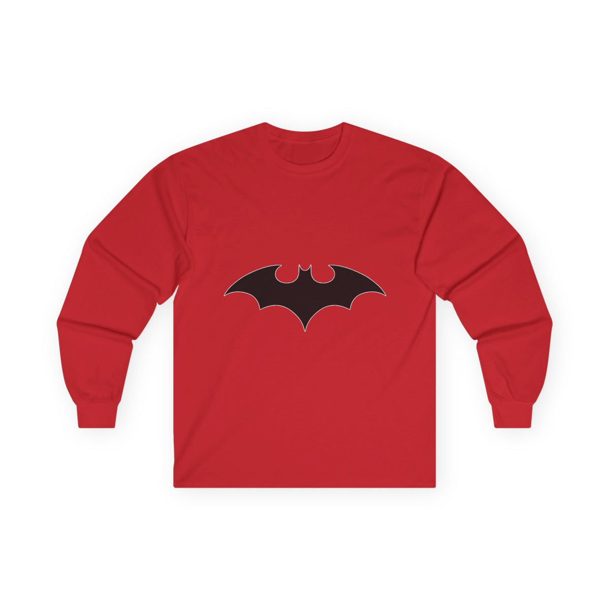 Midnight Bat Emblem - Unisex Ultra Cotton Long Sleeve Tee