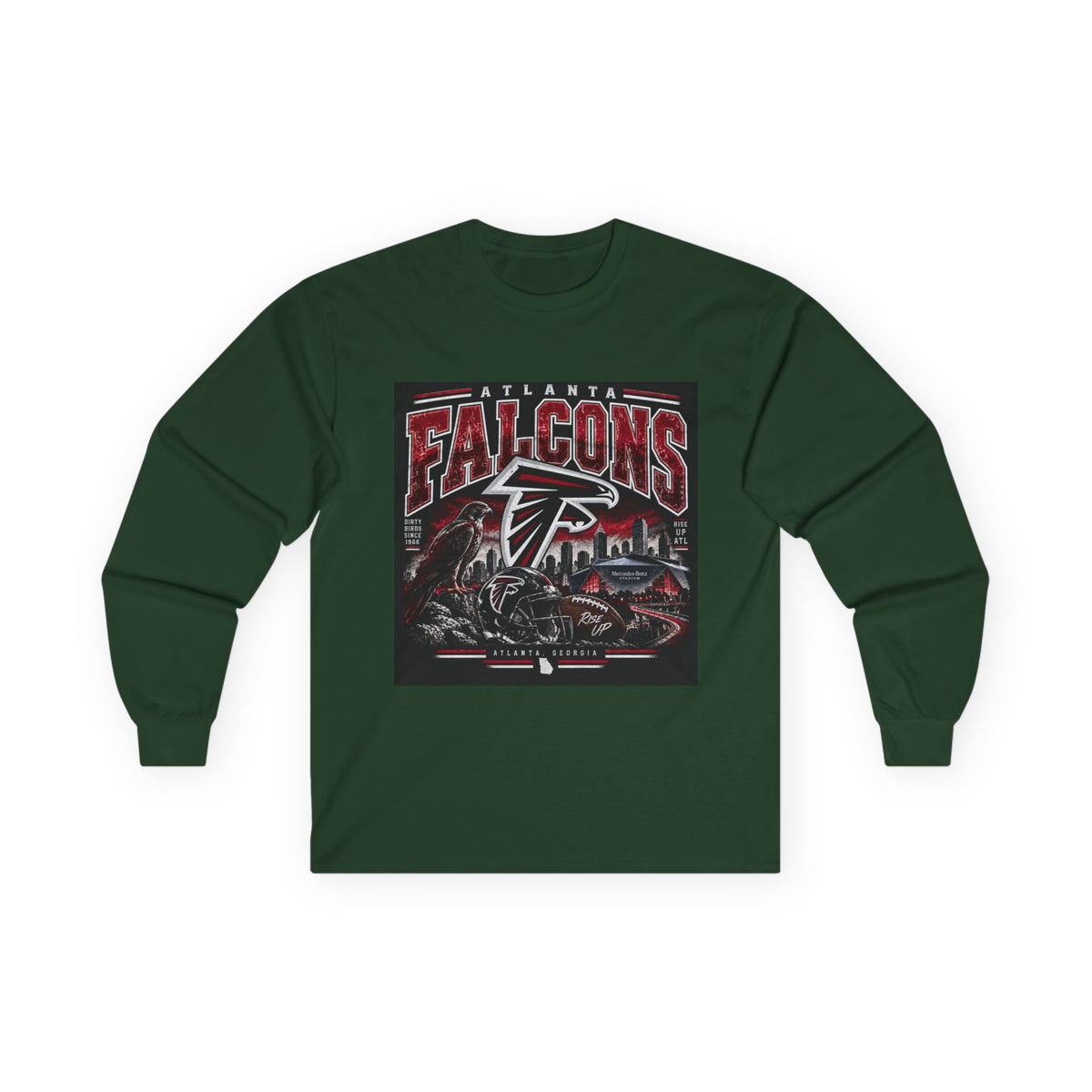 Atlanta Falcons Rise Up - Unisex Ultra Cotton Long Sleeve Tee