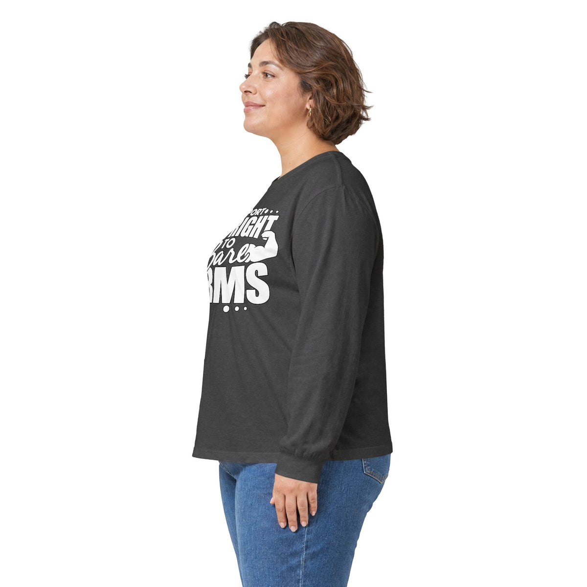 I Support the Right to Bare Arms - Unisex Ultra Cotton Long Sleeve Tee
