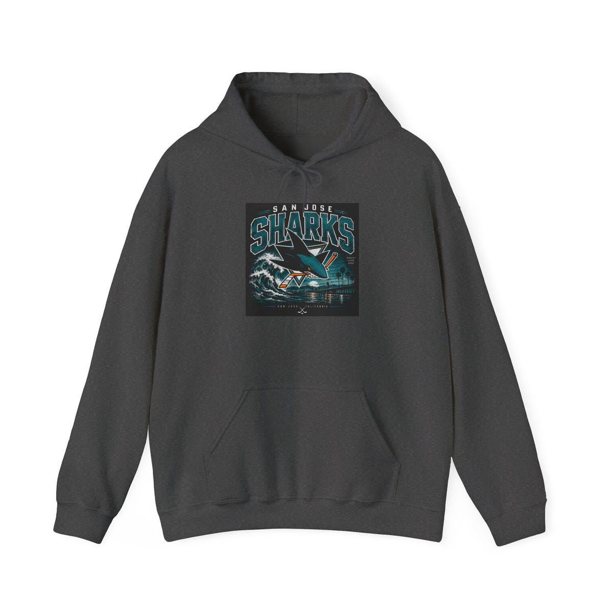 Sharks Wave Hockey Tee - Hoodie