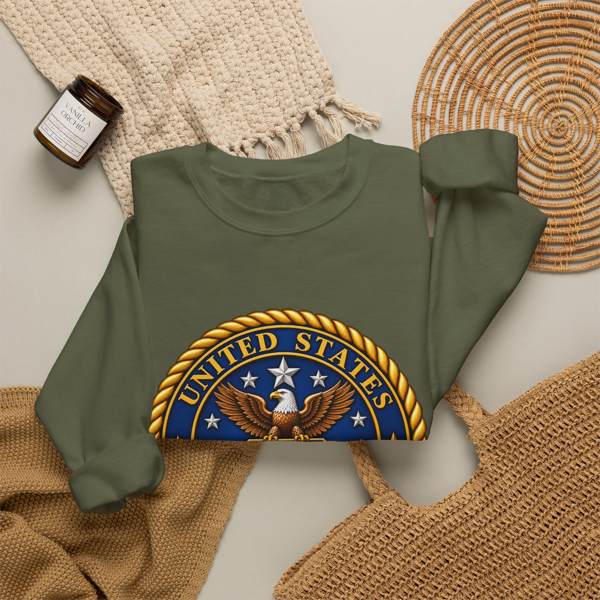 U.S. Air Force Emblem - Crewneck Sweatshirt
