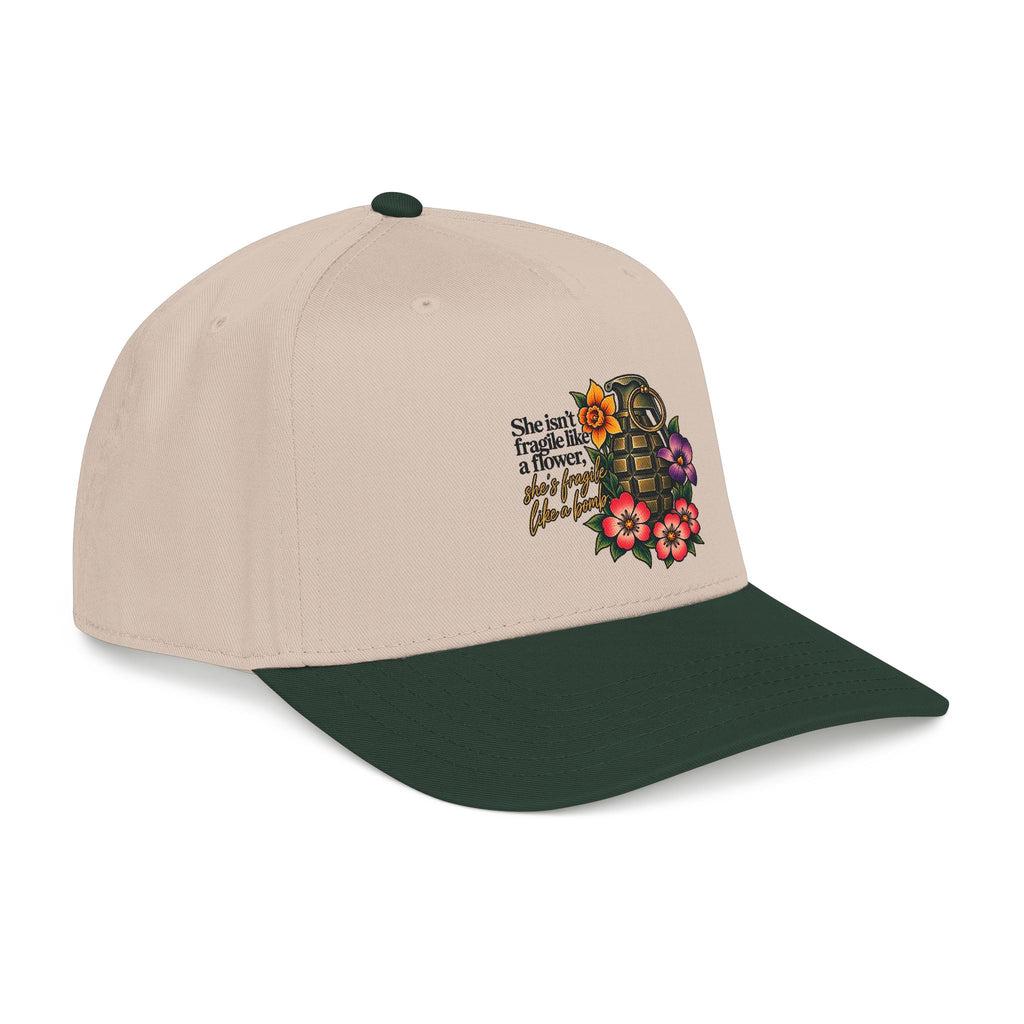 Fragile Like a Bomb - Floral Grenade - OTTO Baseball Hat