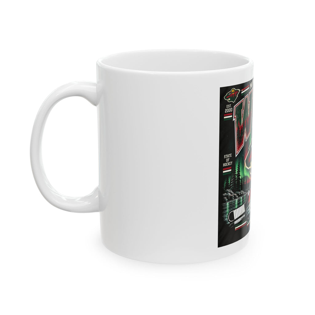 Wild North Hockey Tee - Ceramic Mug 11oz and 15oz