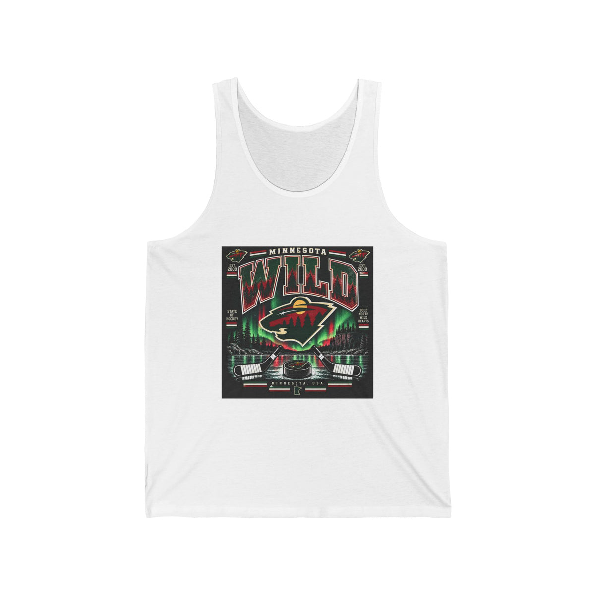 Wild North Hockey Tee - Athletic Tank