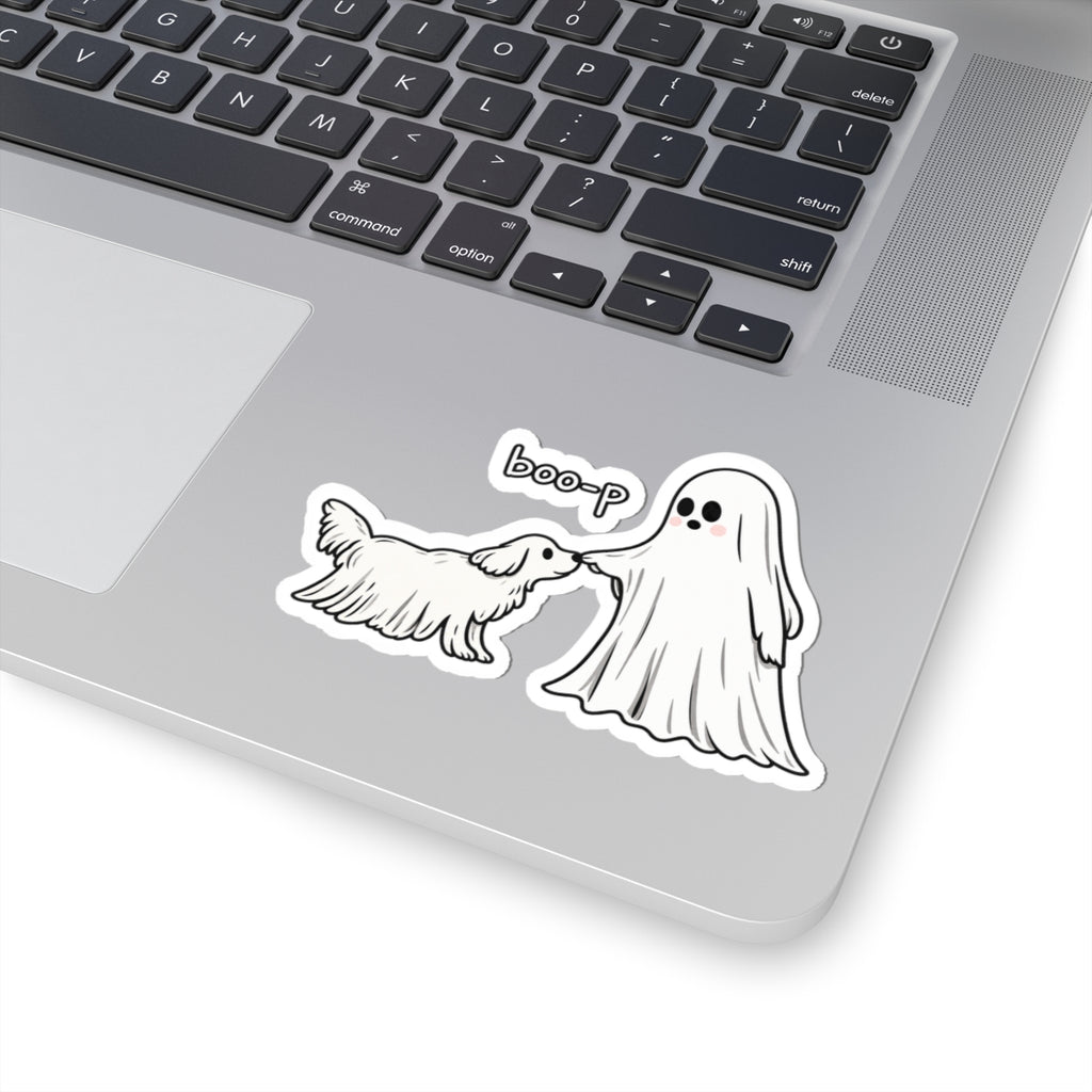 Boo-p Ghost and Dog - Kiss-Cut Sticker