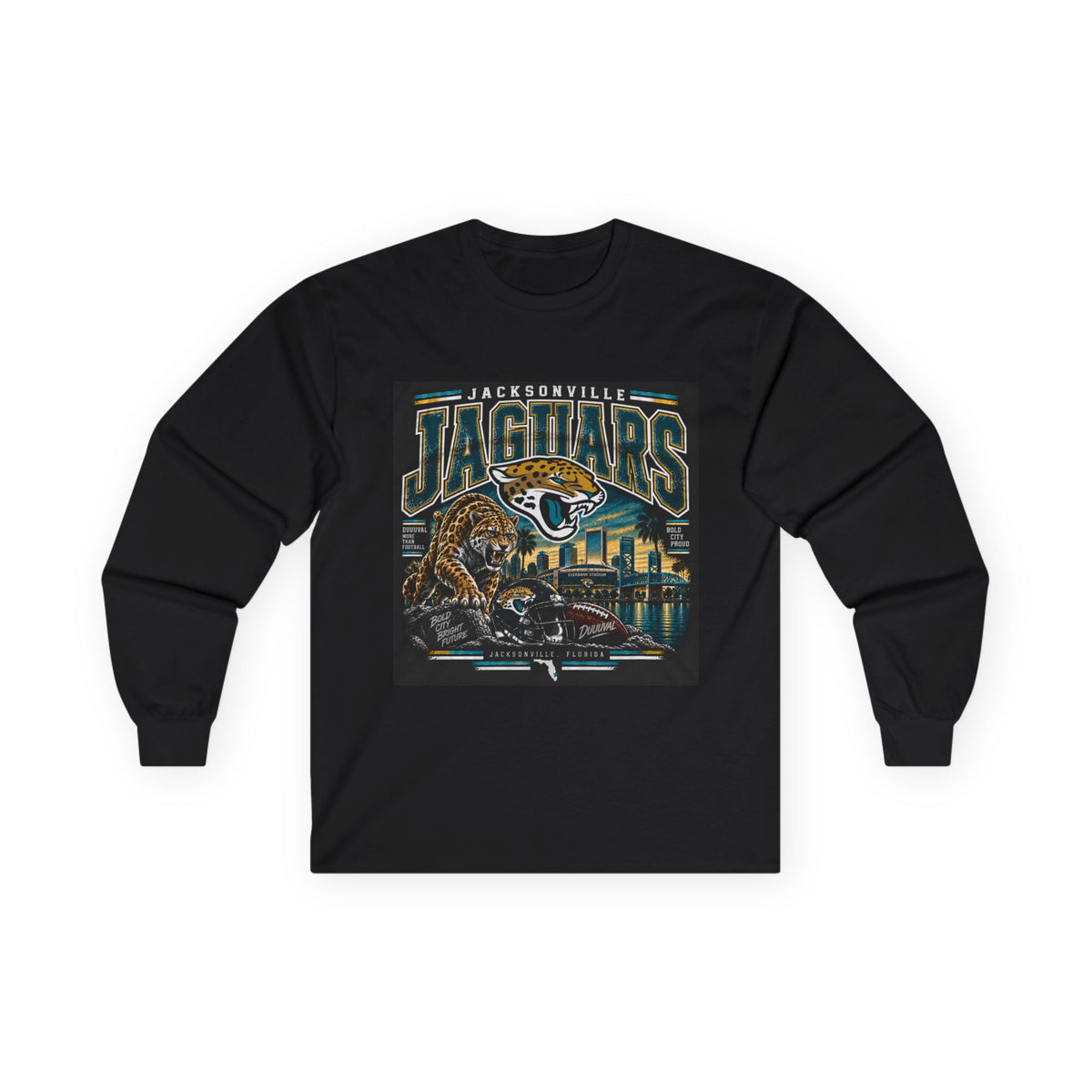 Jacksonville Jaguars Pride - Unisex Ultra Cotton Long Sleeve Tee