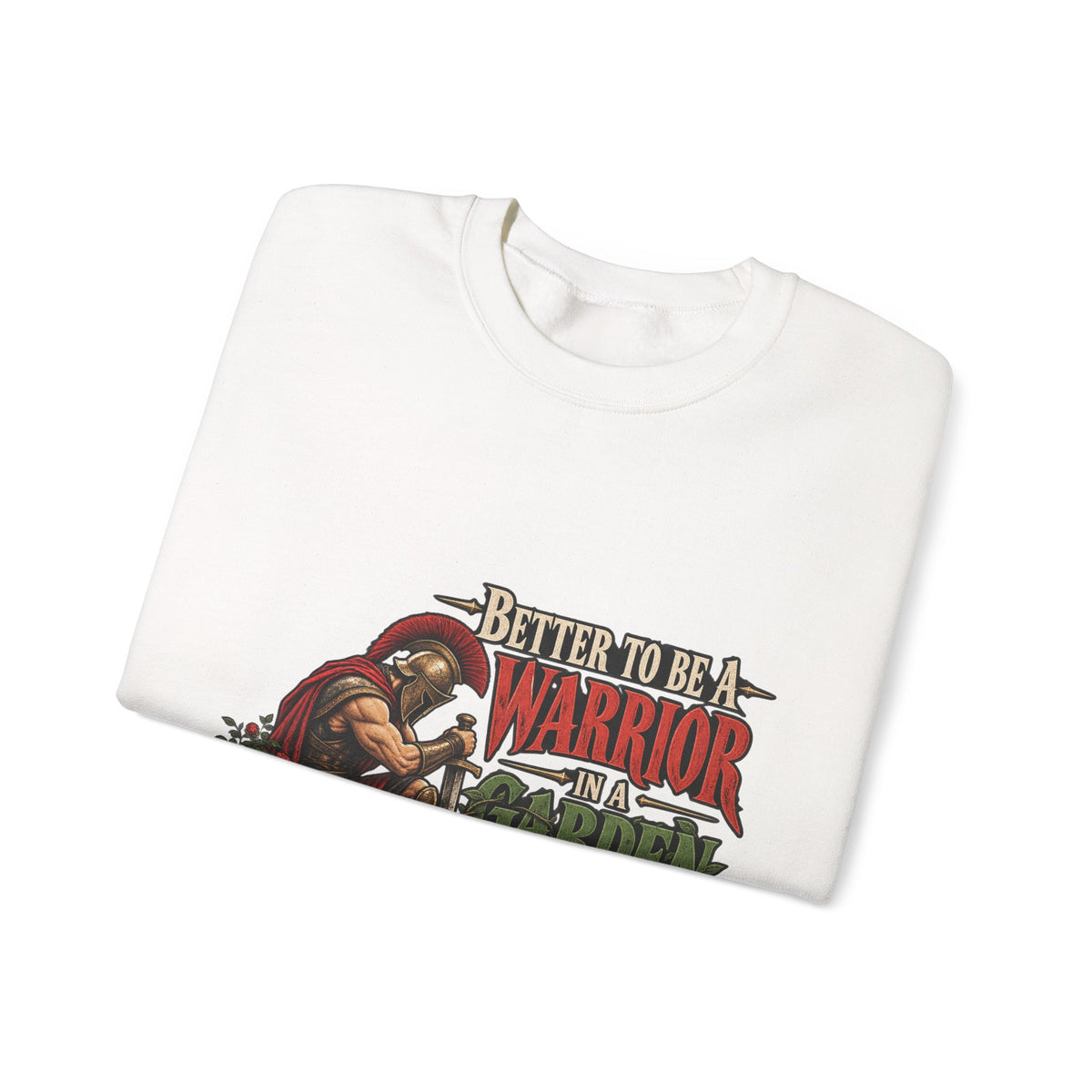 Warrior In A Garden - Crewneck Sweatshirt