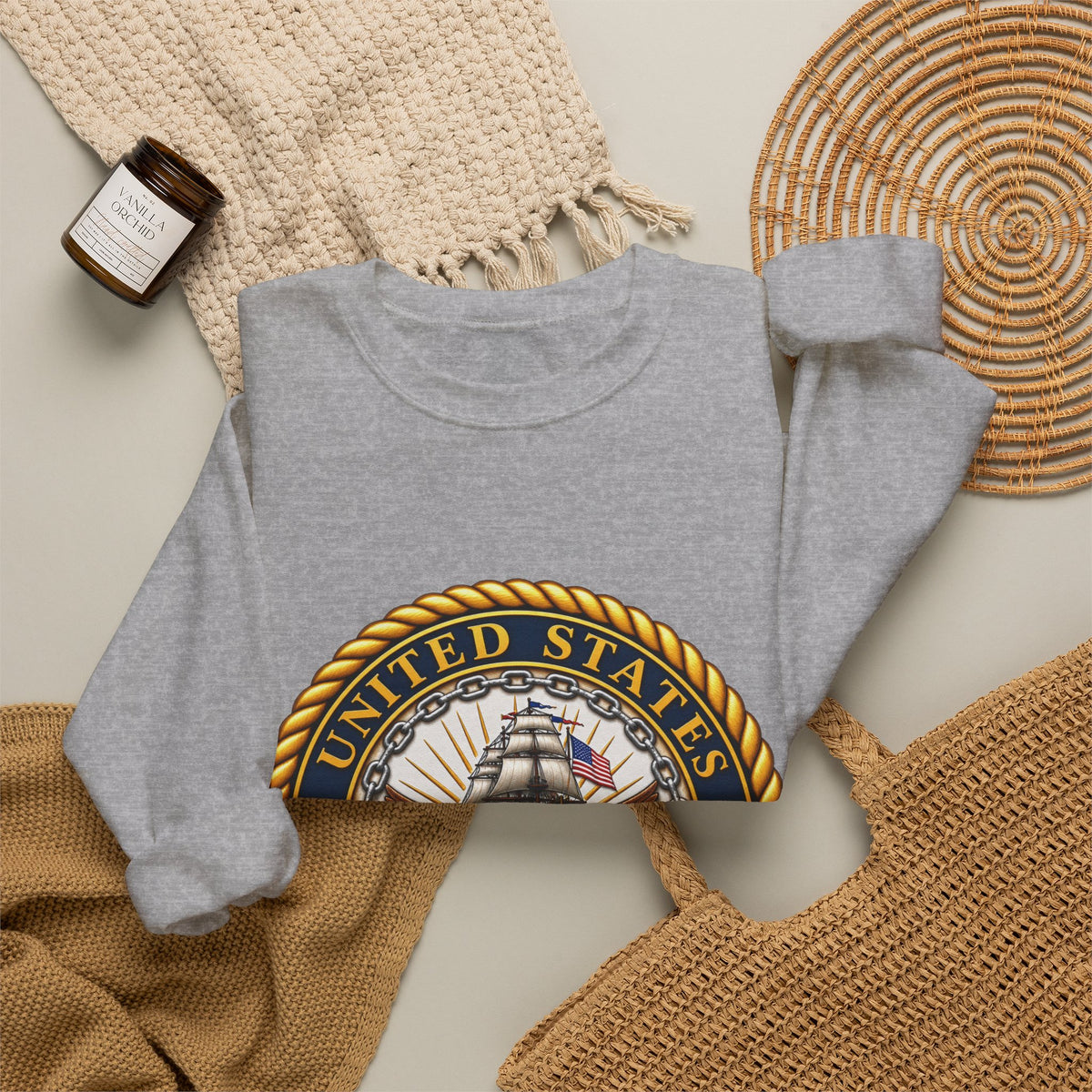 U.S. Navy Emblem - Crewneck Sweatshirt