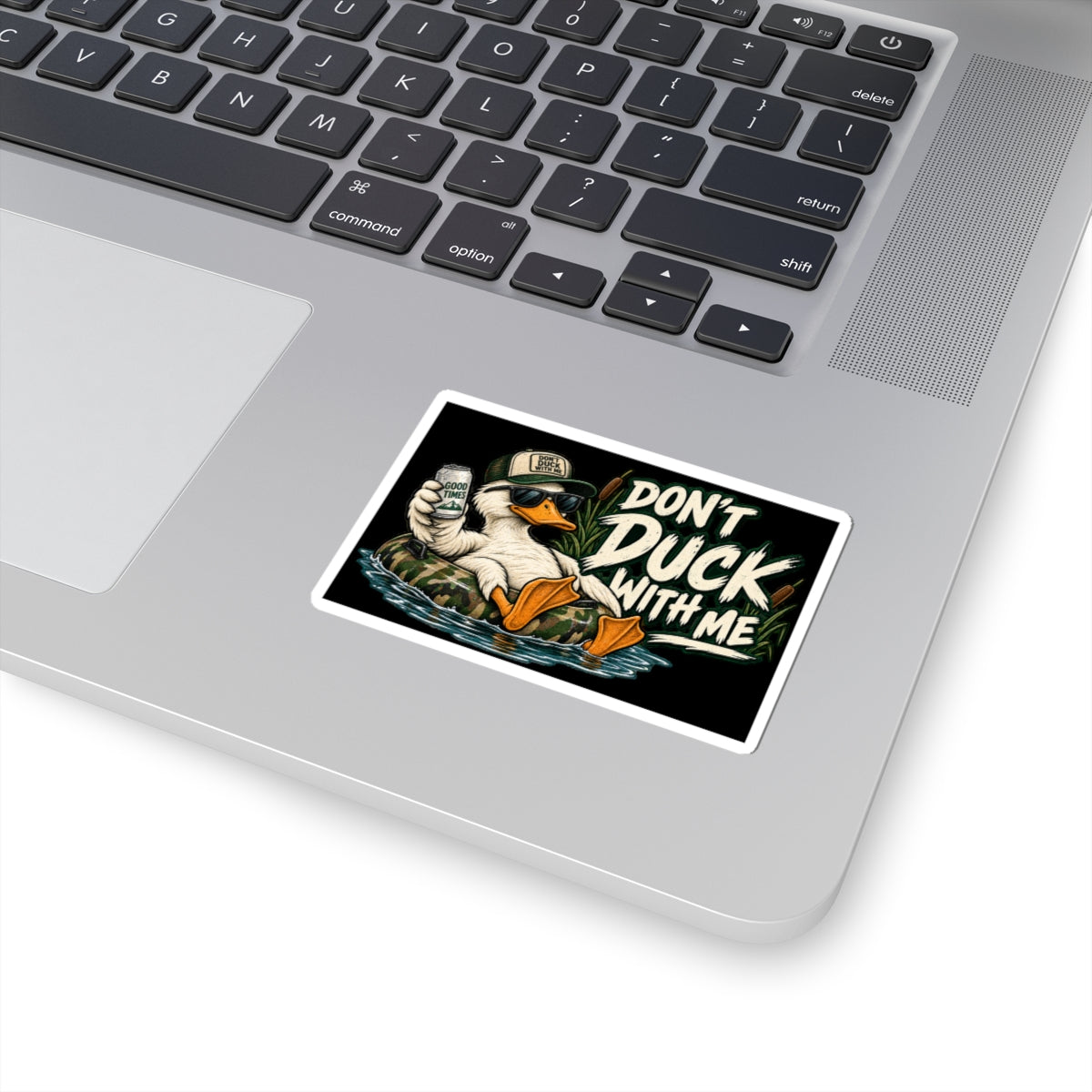 Duck With Me Camo - Kiss-Cut Sticker