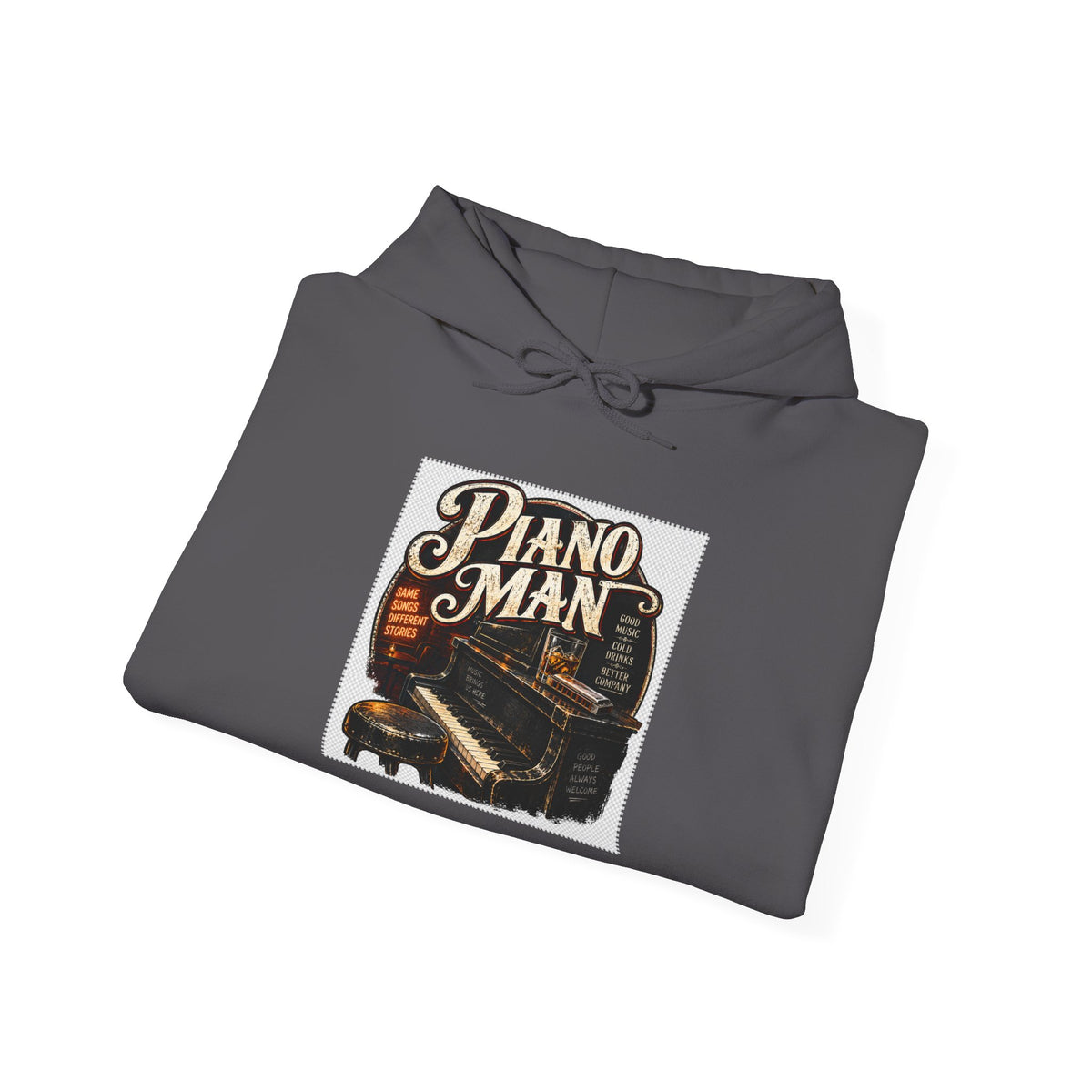 Piano Man Retro Bar - Hoodie