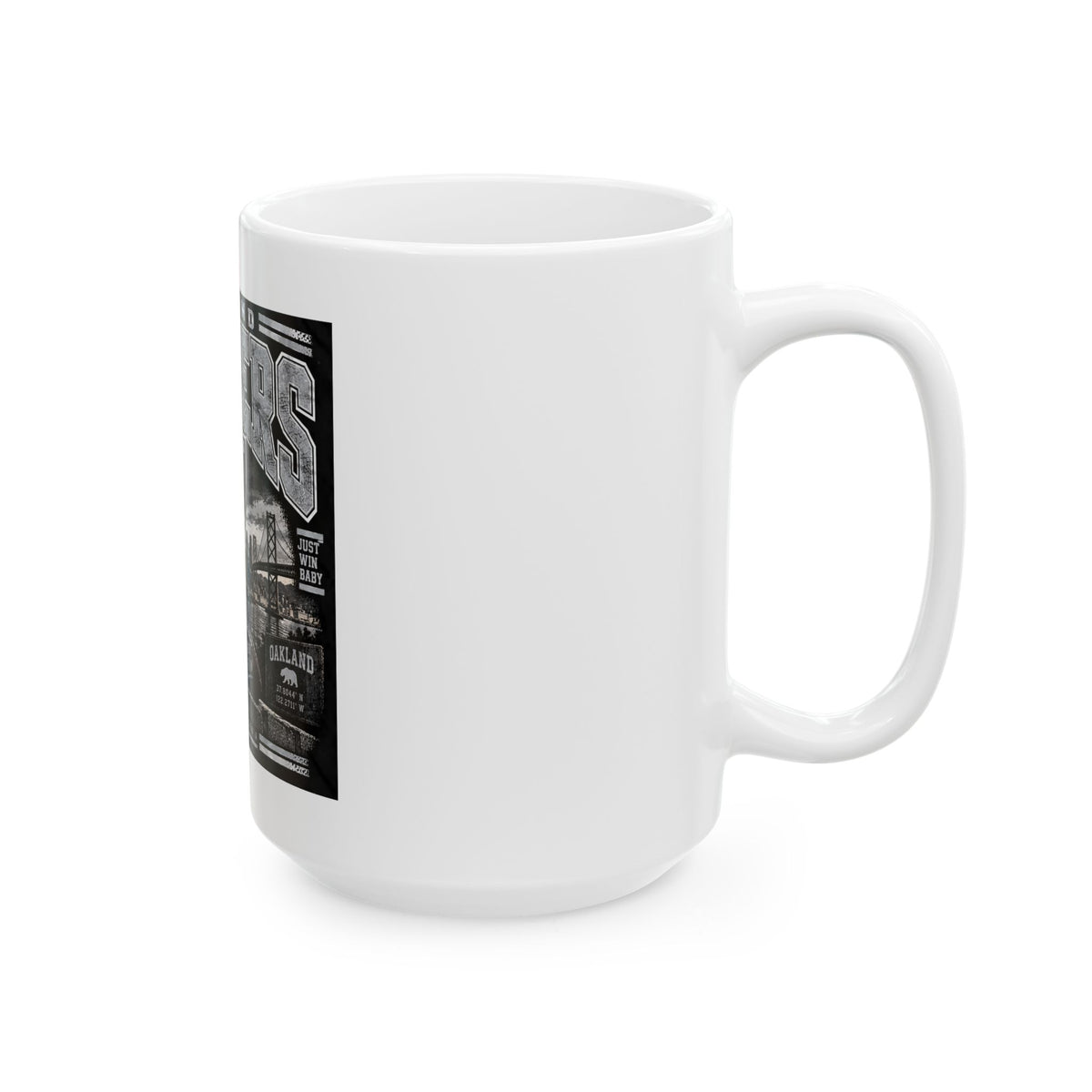 Oakland Raiders Black Heritage - Ceramic Mug 11oz and 15oz