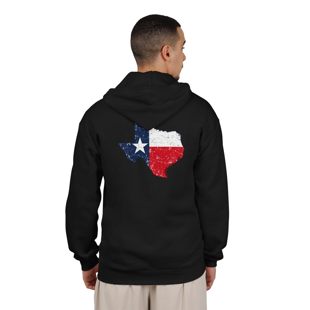 Weathered Texas Flag - Full-Zip Hooded Sweatshirt