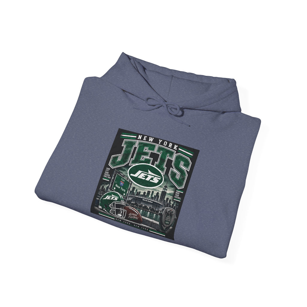 New York Jets Skyline - Hoodie