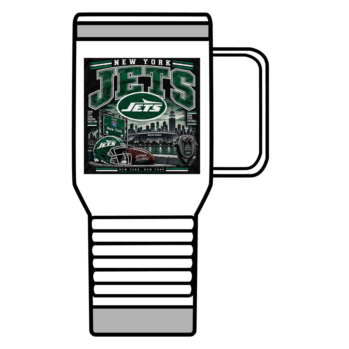 New York Jets Skyline - 20oz Insulated Mug