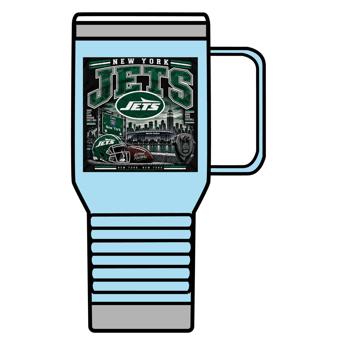 New York Jets Skyline - 20oz Insulated Mug