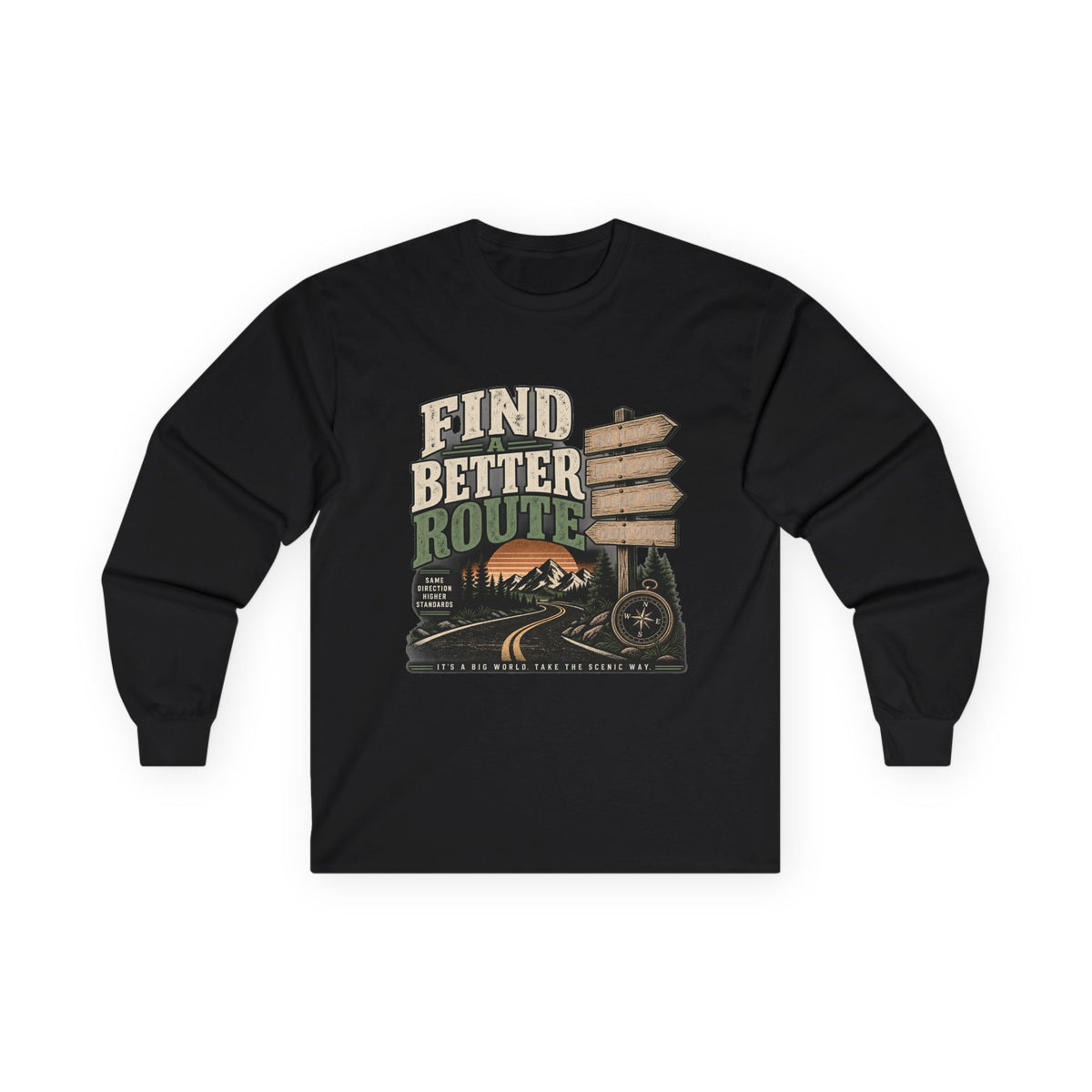 Find A Better Route - Unisex Ultra Cotton Long Sleeve Tee