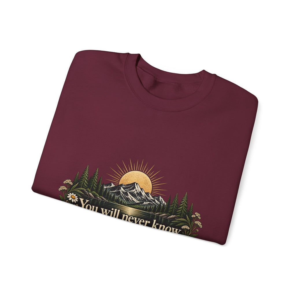 You Will Never Know The Violence It Took To Become This Peaceful - Crewneck Sweatshirt