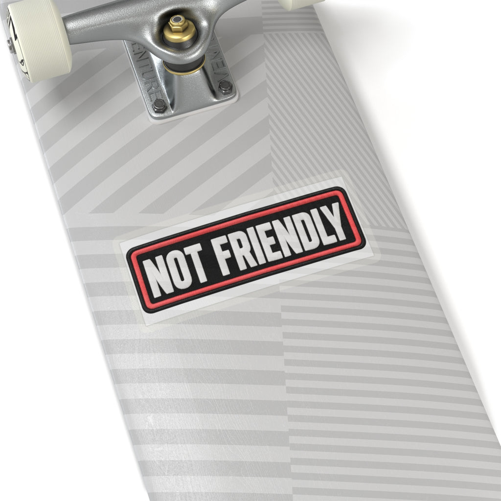 Not Friendly - Service Dog Patch - Kiss-Cut Sticker