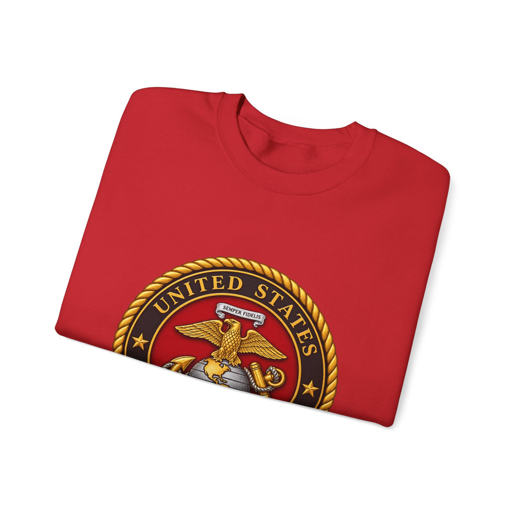 U.S. Marine Corps Emblem - Crewneck Sweatshirt