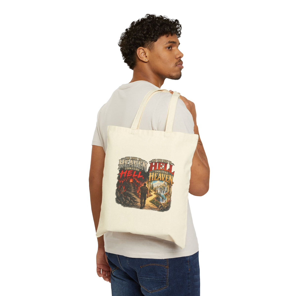 Path To Heaven Path To Hell - Canvas Tote