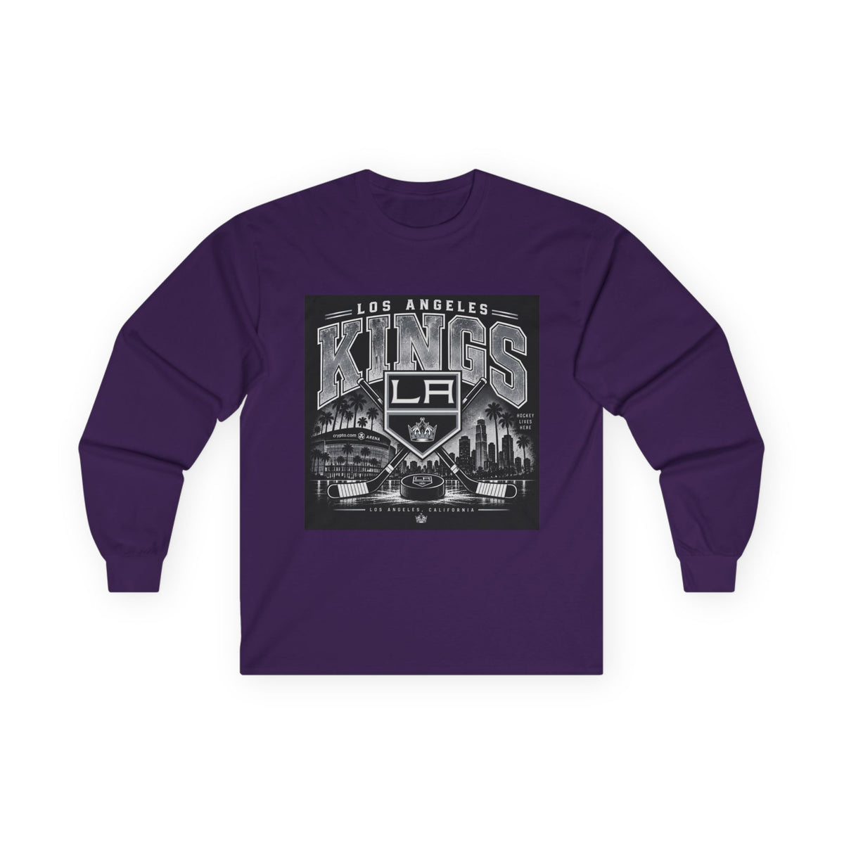 LA Kings Hockey Lives Here - Unisex Ultra Cotton Long Sleeve Tee