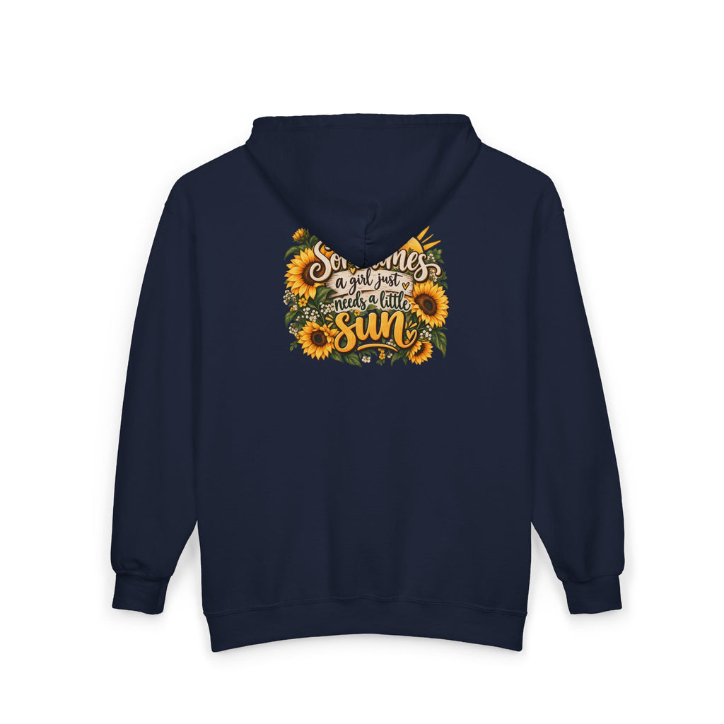 Sunshine Motivation Tee - Full-Zip Hooded Sweatshirt