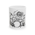 Drummer Sketch - Ceramic Mug 11oz and 15oz