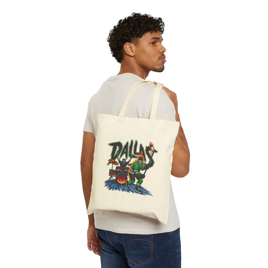 Dallas Stars Skeleton - Canvas Tote