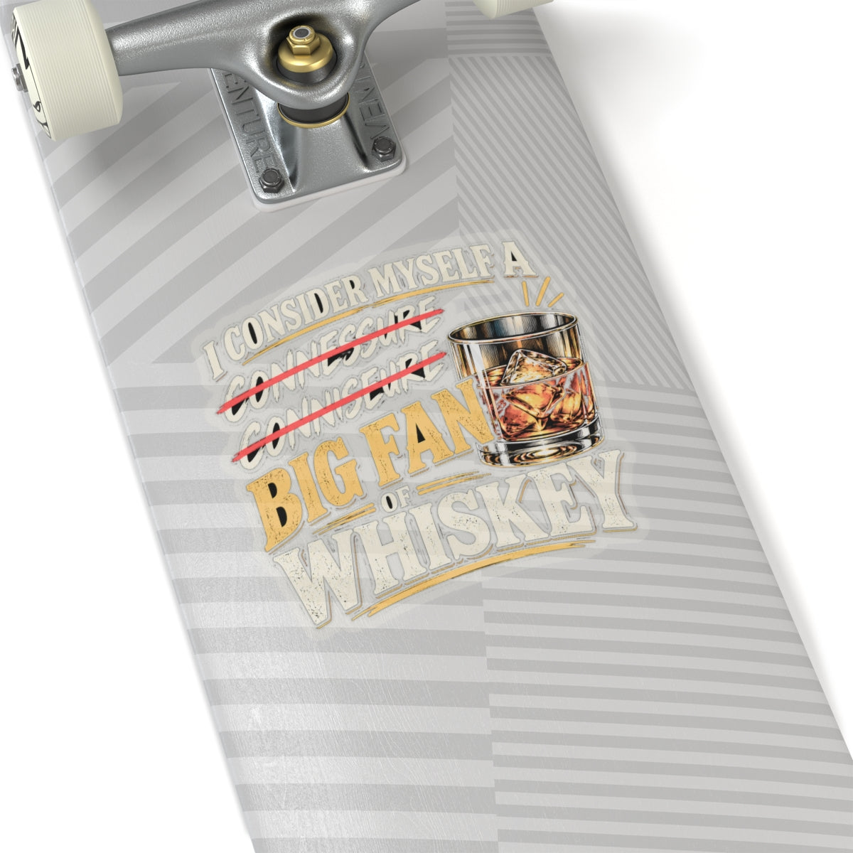 Big Fan of Whiskey - Kiss-Cut Sticker