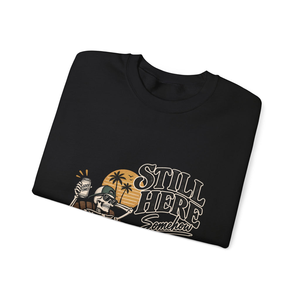Still Here Somehow - Crewneck Sweatshirt