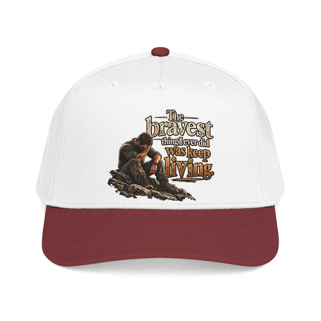 The Bravest Thing I Ever Did Was Keep Living - OTTO Baseball Hat