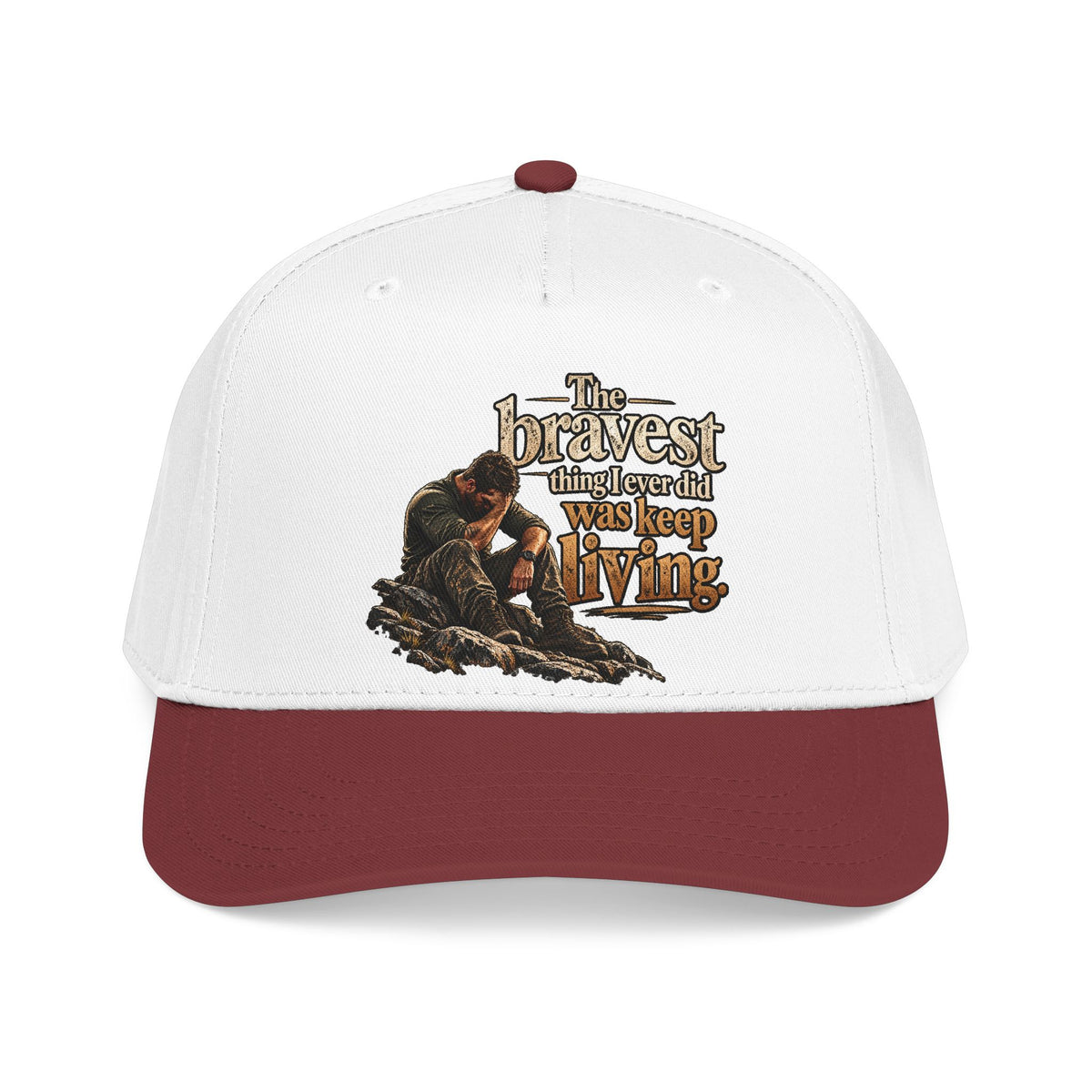 The Bravest Thing I Ever Did Was Keep Living - OTTO Baseball Hat