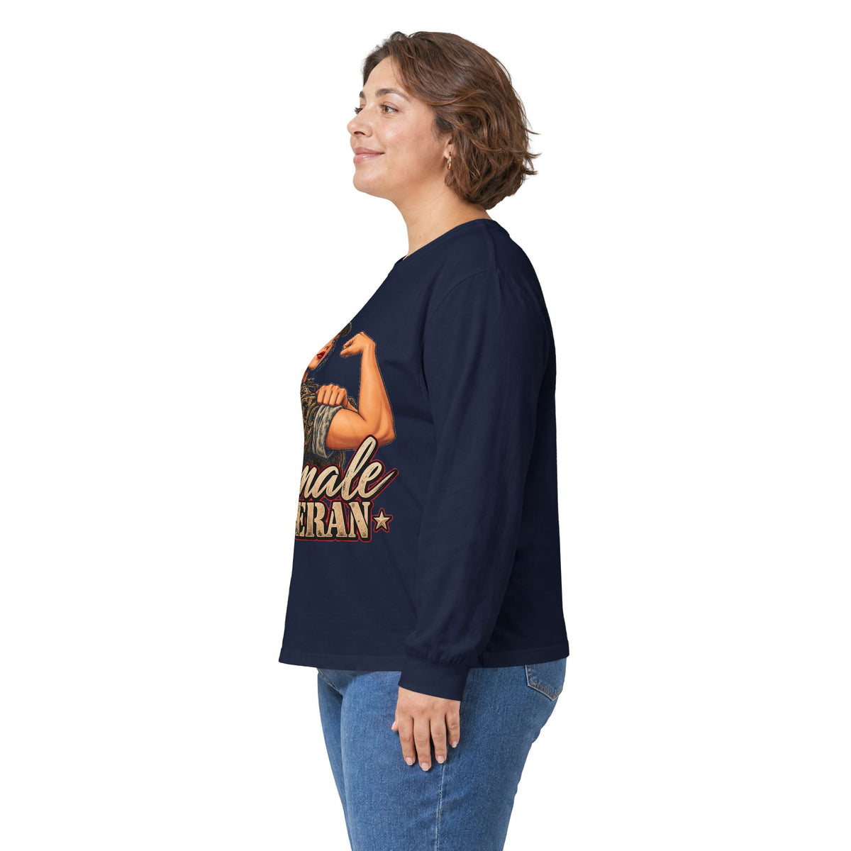 Female Veteran Pride - Unisex Ultra Cotton Long Sleeve Tee
