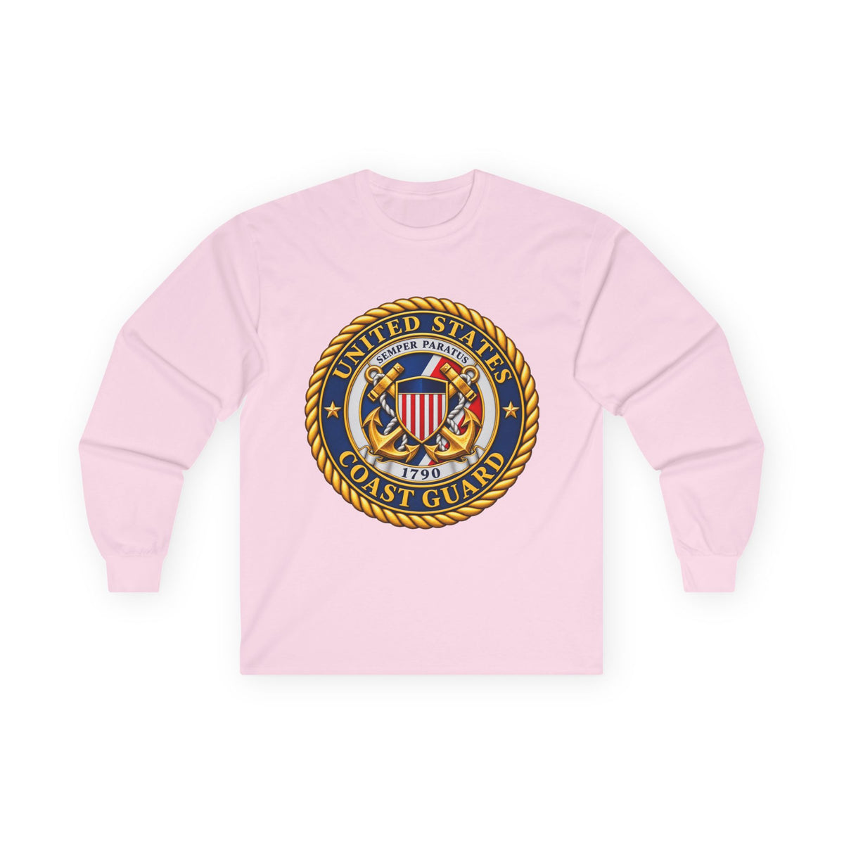 U.S. Coast Guard Emblem - Unisex Ultra Cotton Long Sleeve Tee
