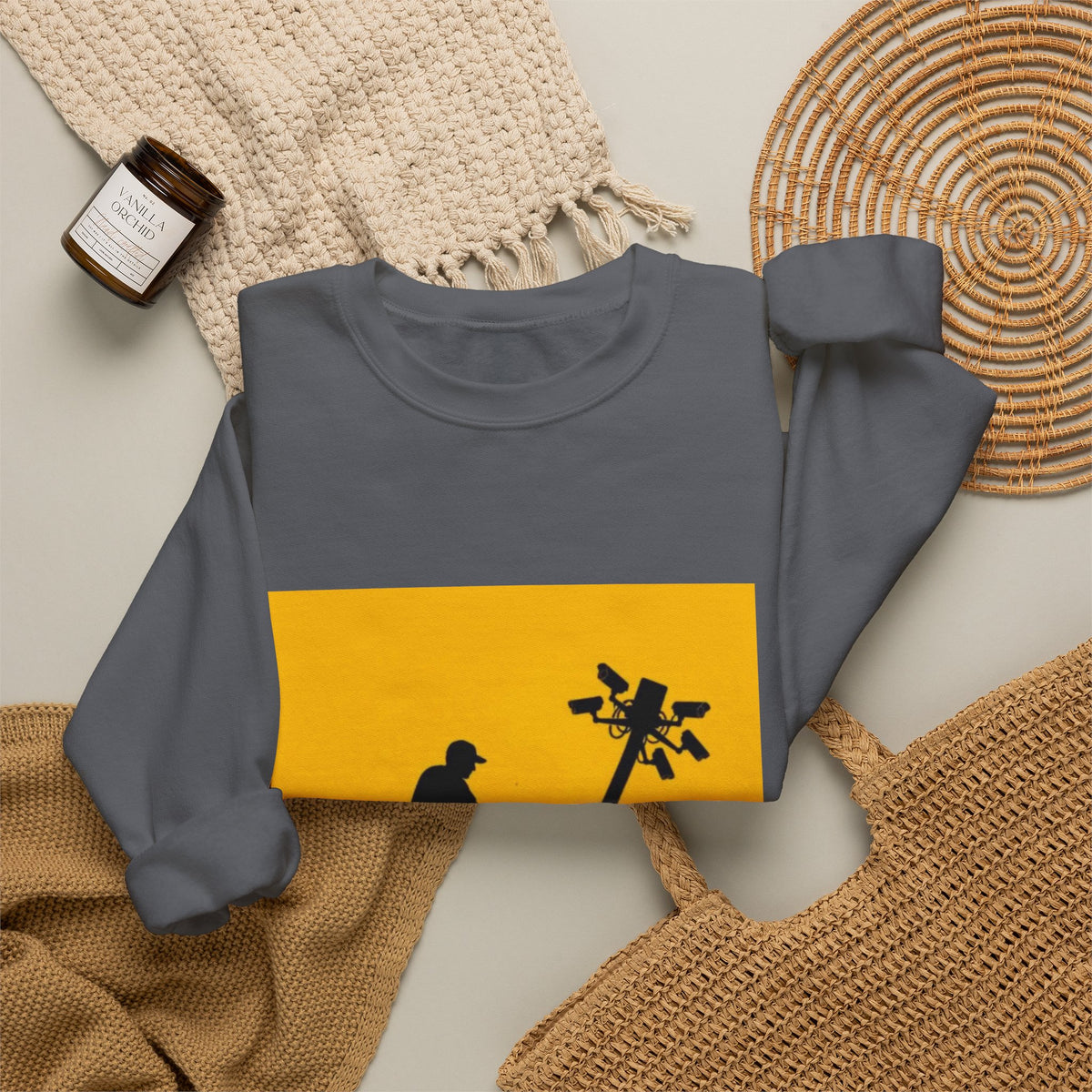 Surveillance Sabotage Tee - Crewneck Sweatshirt
