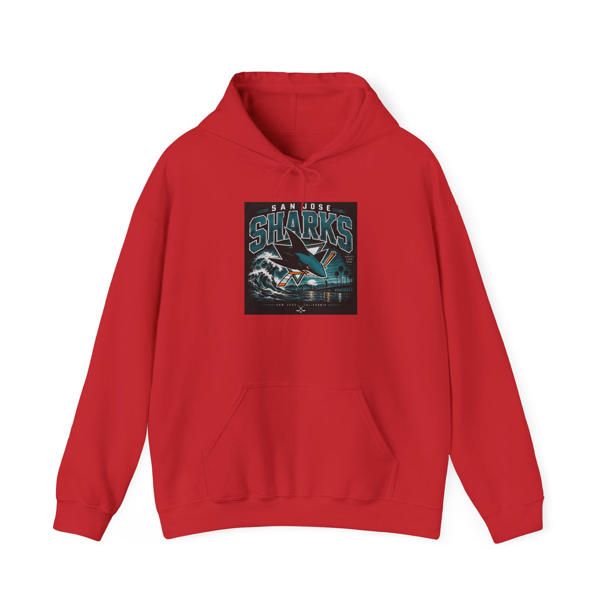 Sharks Wave Hockey Tee - Hoodie