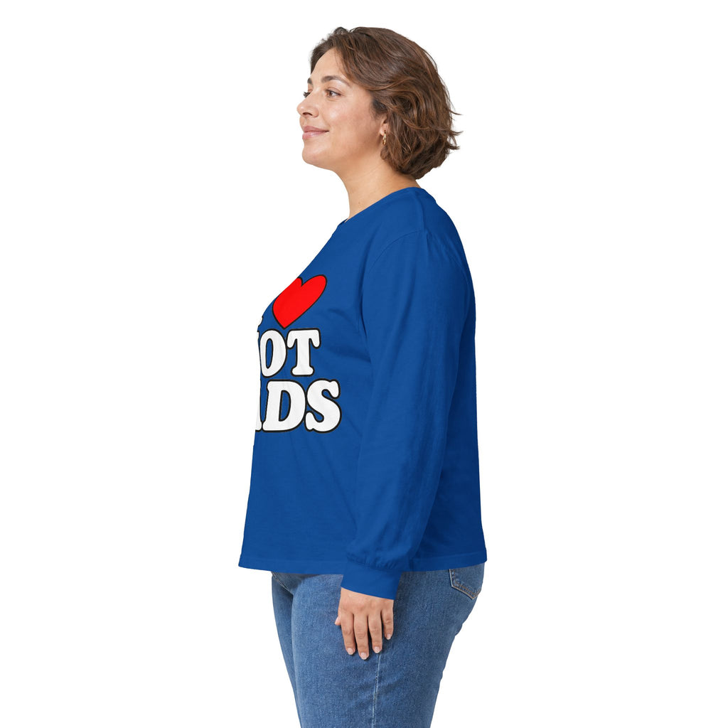 I Love Hot Dads - Unisex Ultra Cotton Long Sleeve Tee