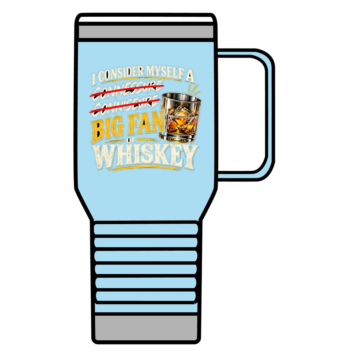 Big Fan of Whiskey - 20oz Insulated Mug