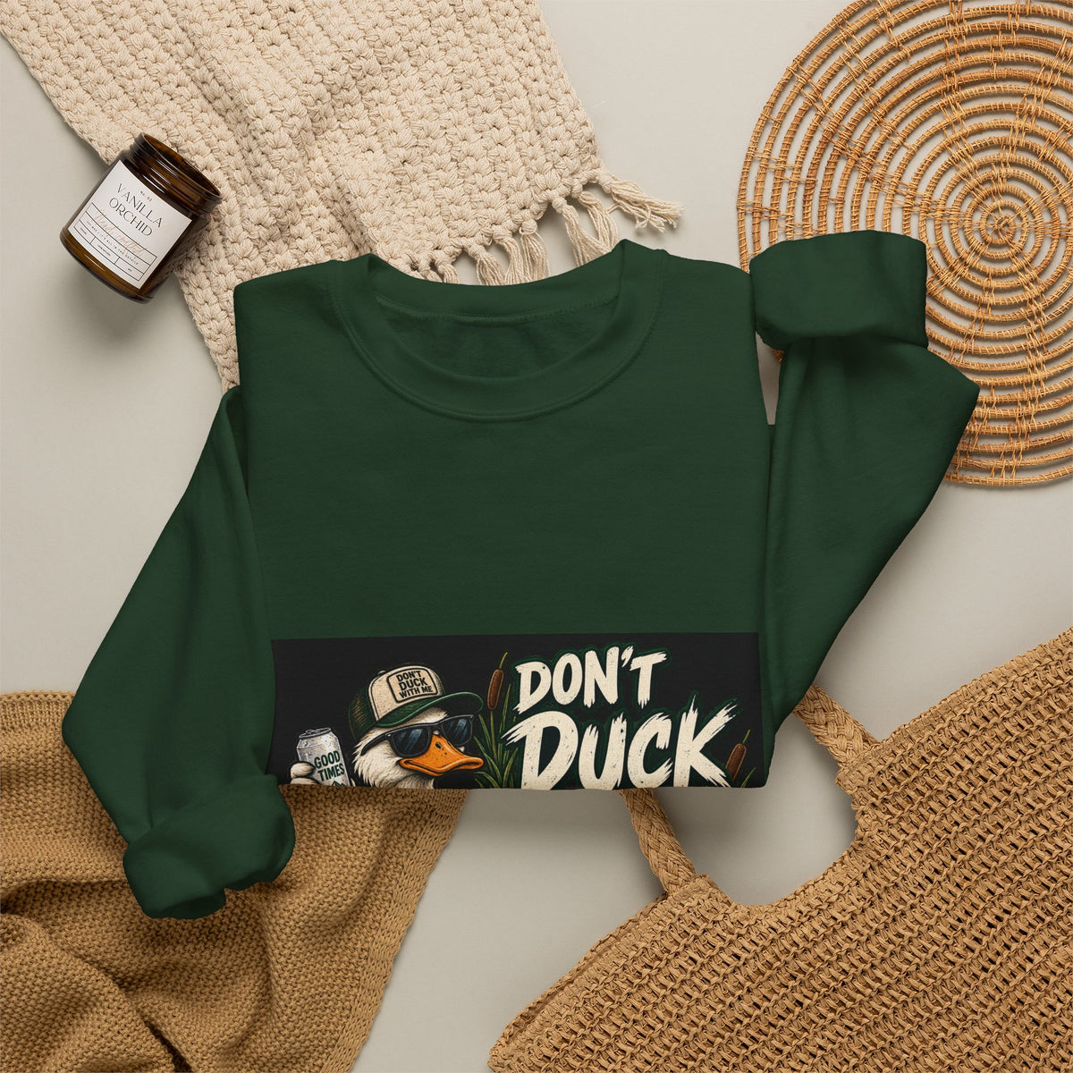 Duck With Me Camo - Crewneck Sweatshirt