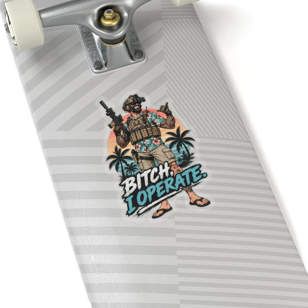 Beach Operator - Kiss-Cut Sticker