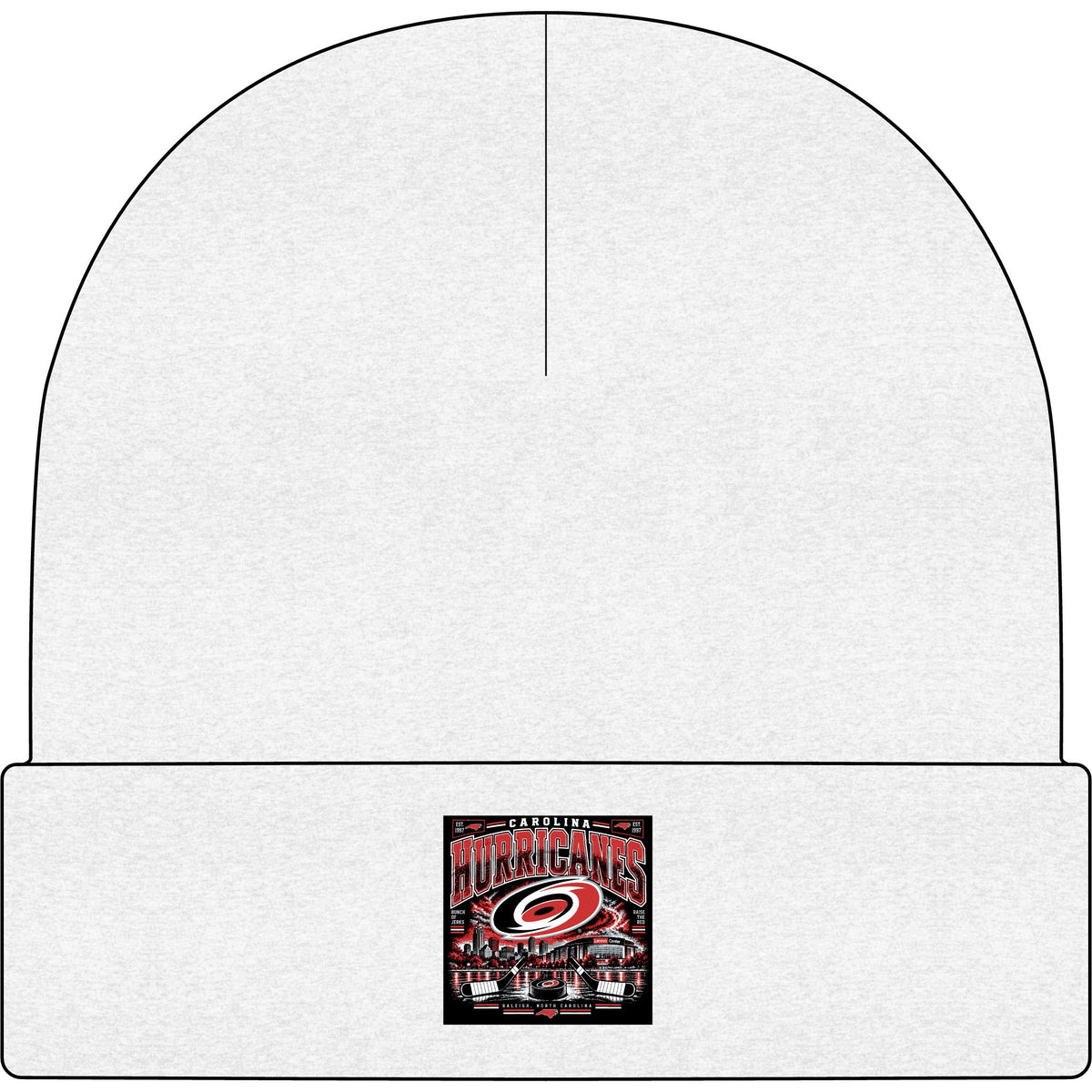 Carolina Hurricanes Skyline - AS Colour 1107 Cuff Beanie
