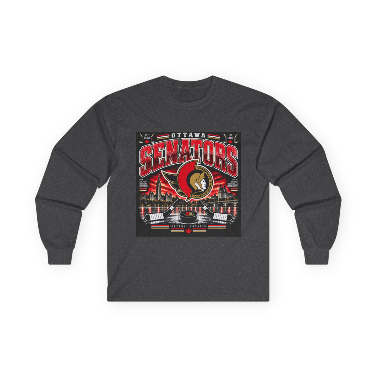 Ottawa Senators Est 1992 - Unisex Ultra Cotton Long Sleeve Tee