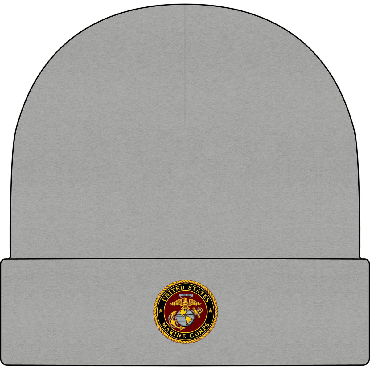 U.S. Marine Corps Emblem - AS Colour 1107 Cuff Beanie