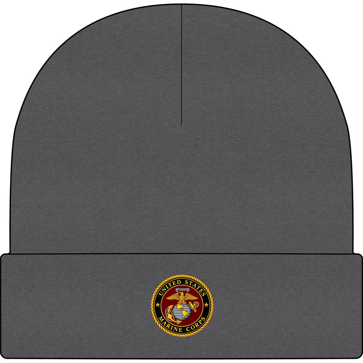 U.S. Marine Corps Emblem - AS Colour 1107 Cuff Beanie