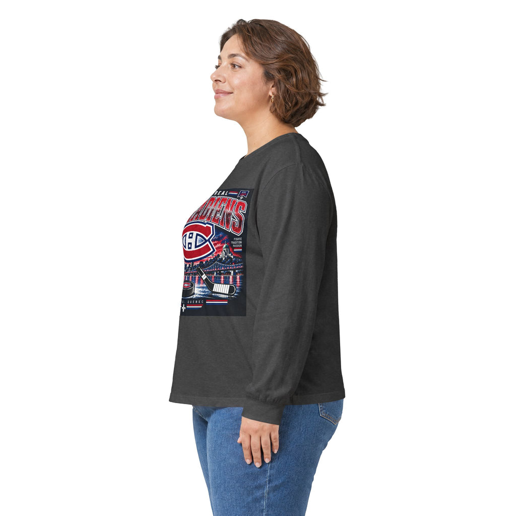 Montreal Canadiens Skyline - Unisex Ultra Cotton Long Sleeve Tee