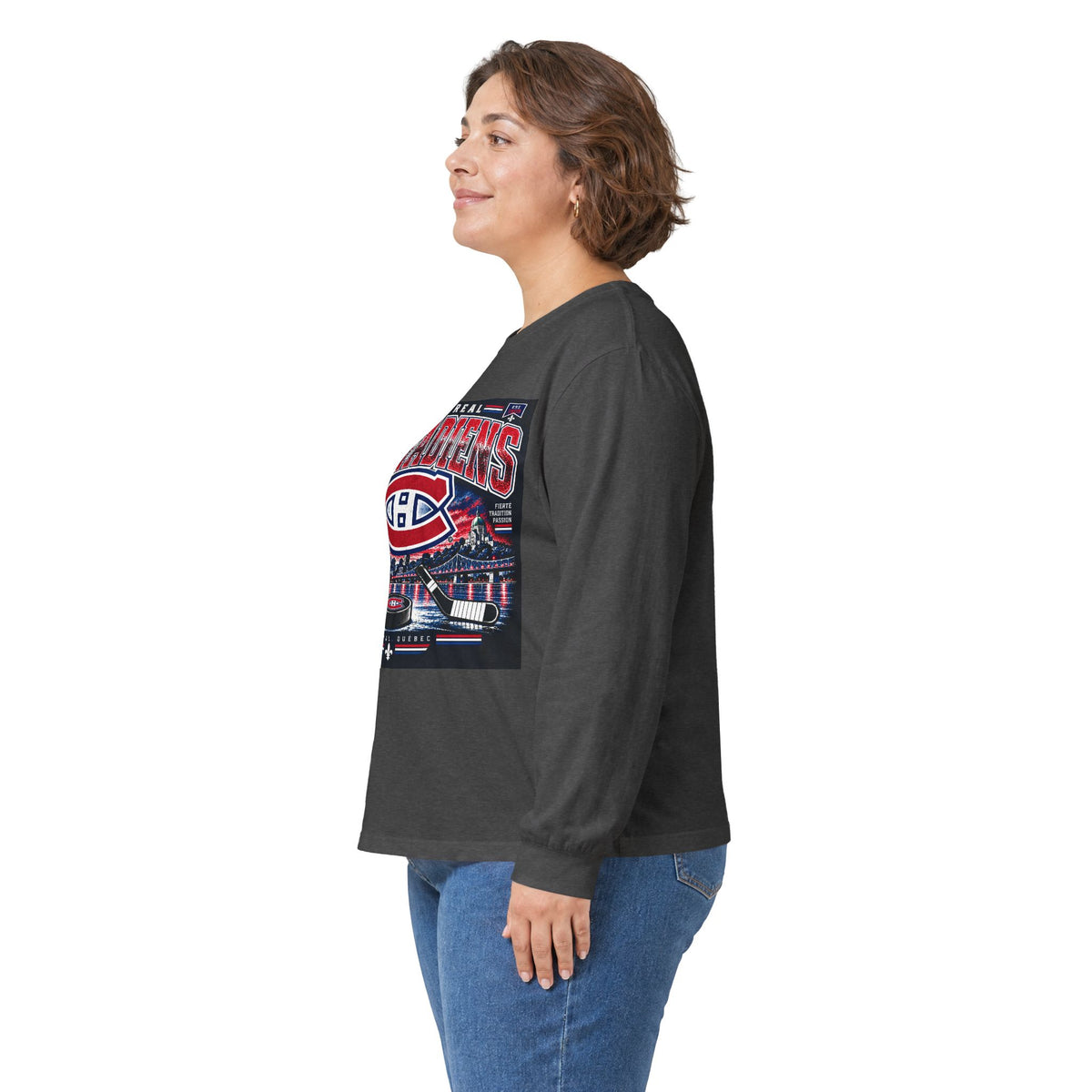 Montreal Canadiens Skyline - Unisex Ultra Cotton Long Sleeve Tee