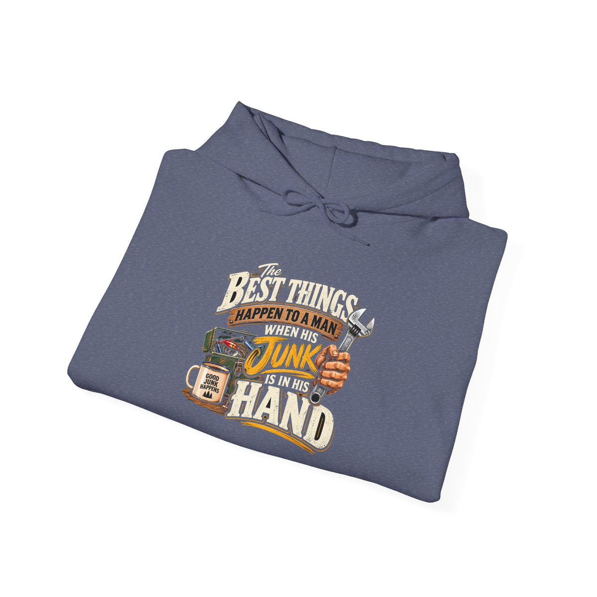 Best Things Happen in a Man's Hand - Hoodie